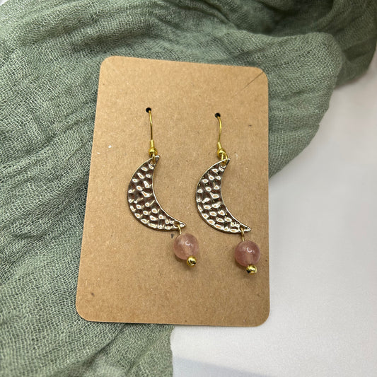 Strawberry Moon Earrings